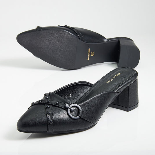 POLO HILL Ladis Casual Slide On Heels PLSH-LS5467