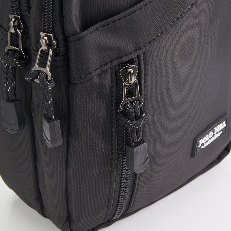 Load image into Gallery viewer, POLO HILL Mens Water Resistant Nylon Crossbody Chest Bag C-PHSB-1750

