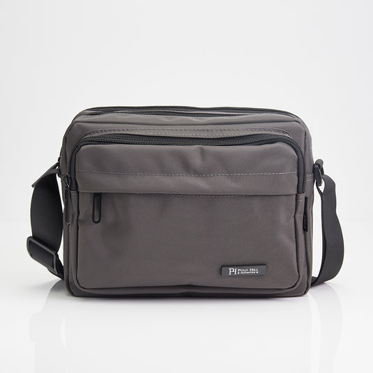 POLO HILL Mens Water Resistant Nylon Sling Bag C-PHSB-1755
