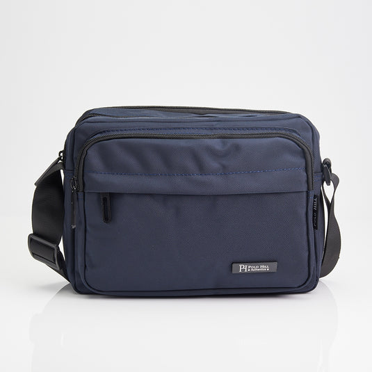 POLO HILL Mens Water Resistant Nylon Sling Bag C-PHSB-1755