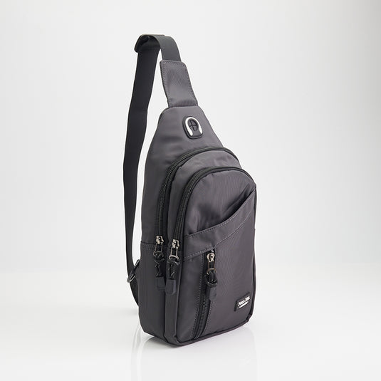 POLO HILL Mens Water Resistant Nylon Crossbody Chest Bag C-PHSB-1750