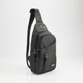 POLO HILL Mens Water Resistant Nylon Crossbody Chest Bag C-PHSB-1750