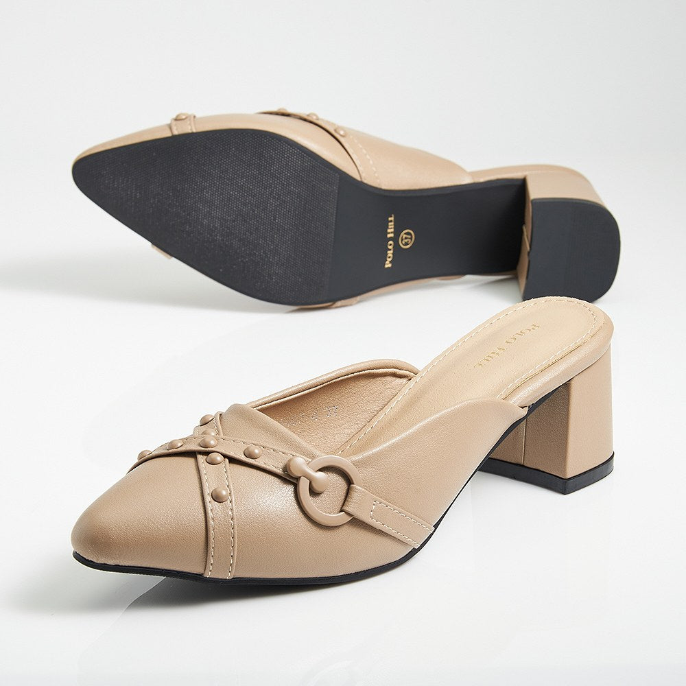 POLO HILL Ladis Casual Slide On Heels PLSH-LS5467