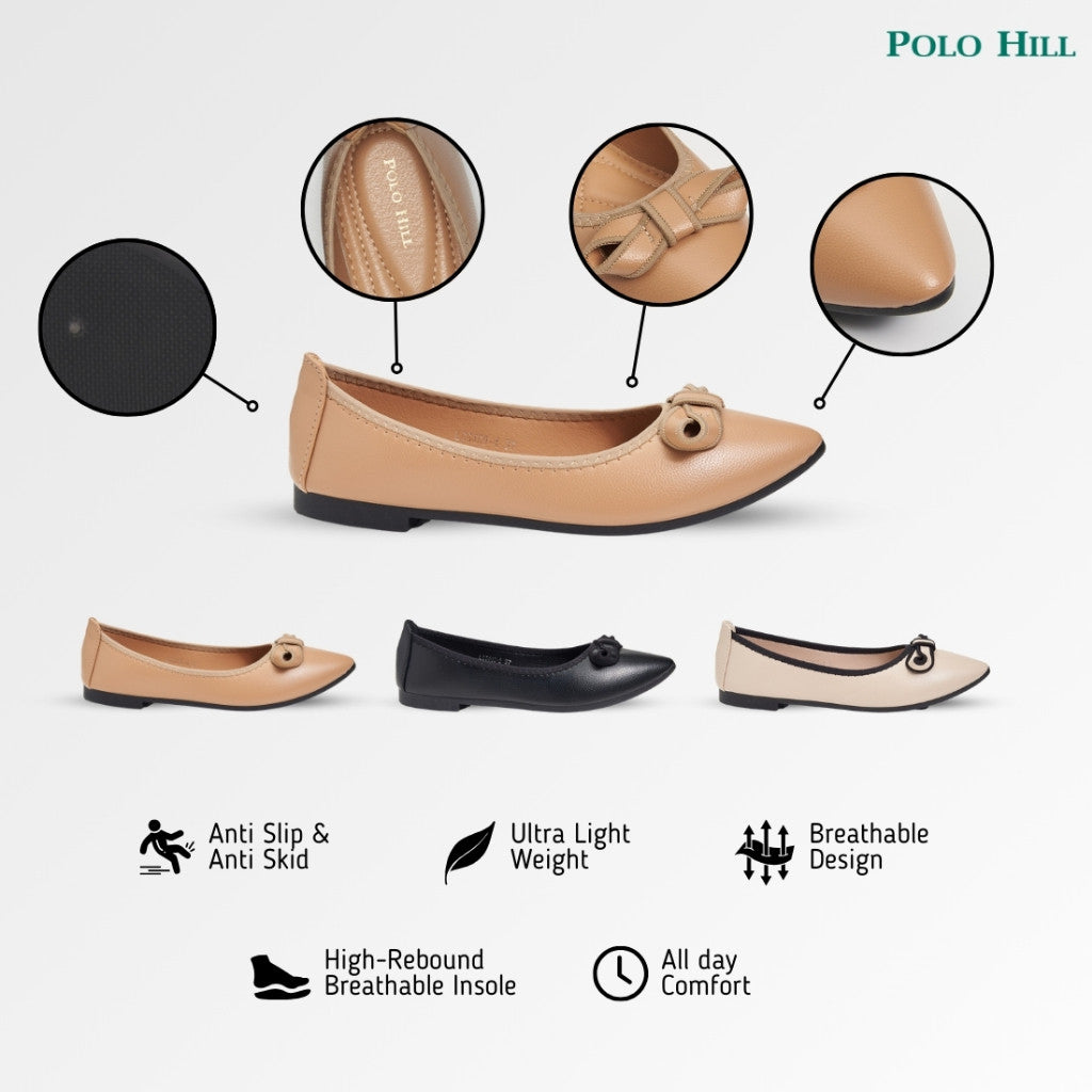 POLO HILL Ladies Casual Slip On Loafers PLSL-LS5460