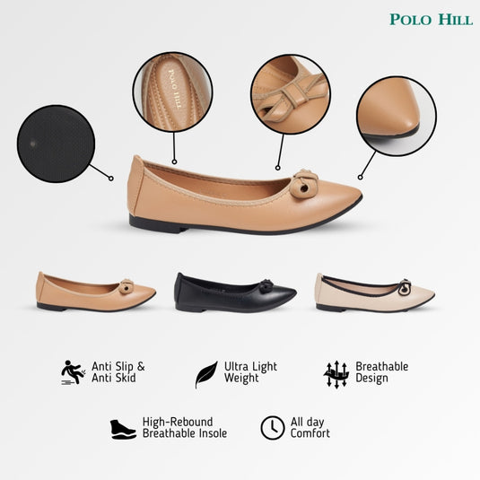 POLO HILL Ladies Casual Slip On Loafers PLSL-LS5460