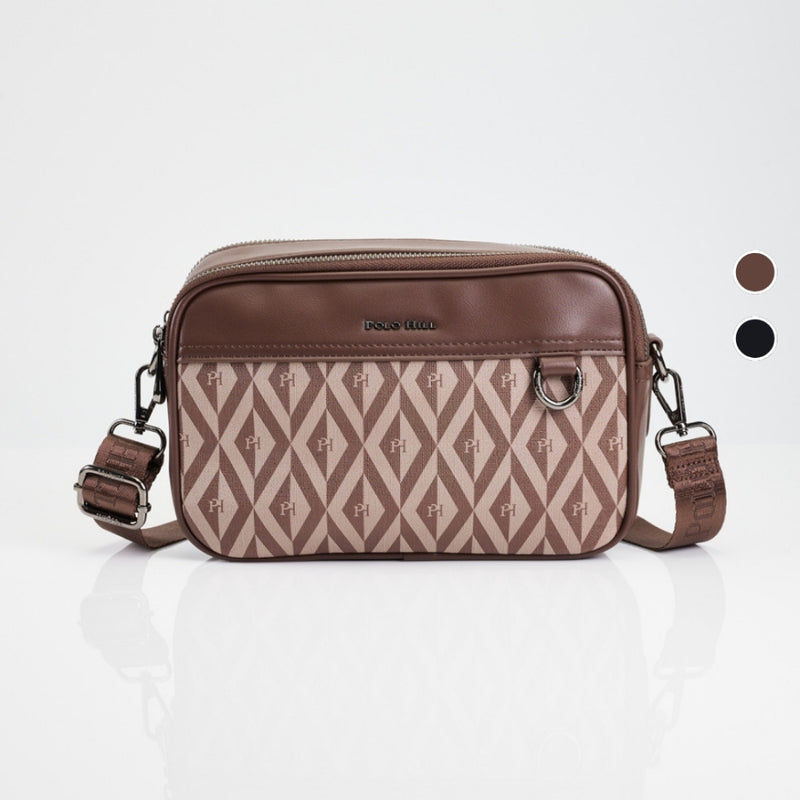 Load image into Gallery viewer, POLO HILL Ladies Phimond Monogram Crossbody Sling Bag PHC-HB2363
