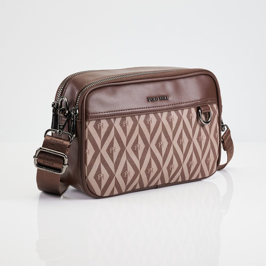 POLO HILL Ladies Phimond Monogram Crossbody Sling Bag PHC-HB2363