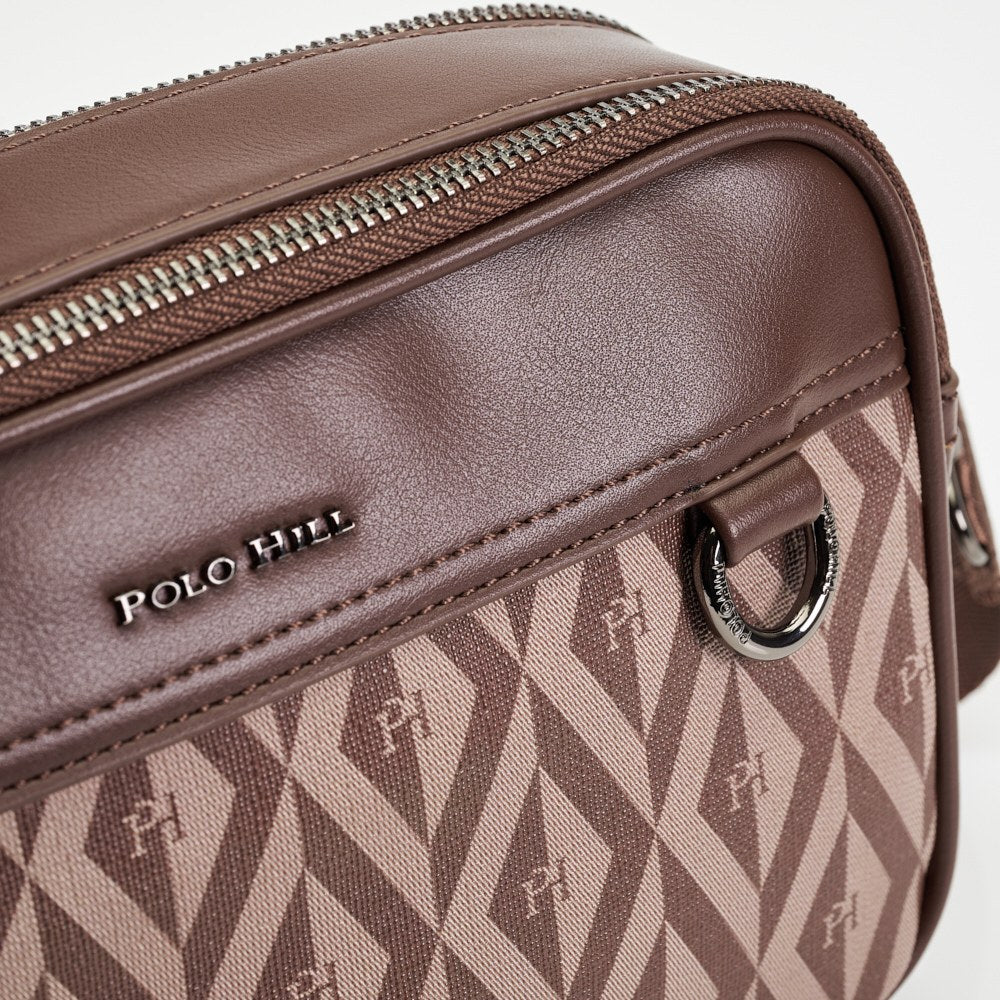POLO HILL Ladies Phimond Monogram Crossbody Sling Bag PHC-HB2363