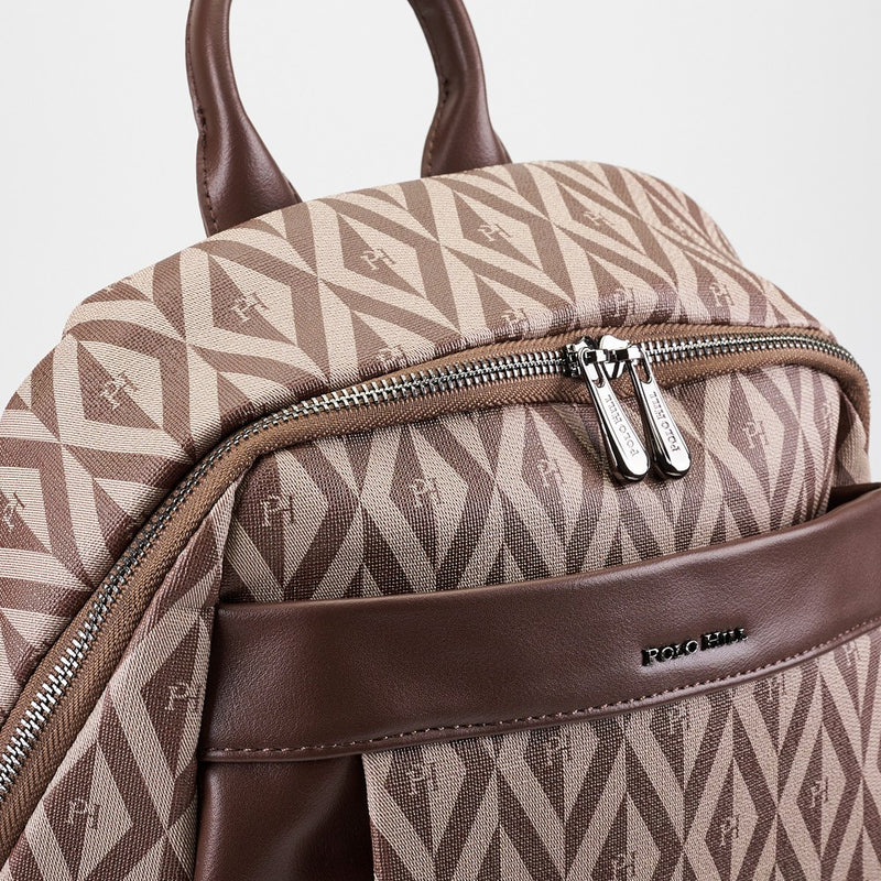 Load image into Gallery viewer, POLO HILL Ladies PHimond Monogram Backpack PHB-HB2362
