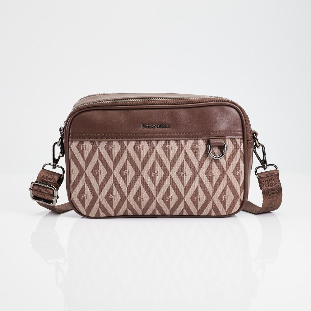 POLO HILL Ladies Phimond Monogram Crossbody Sling Bag PHC-HB2363