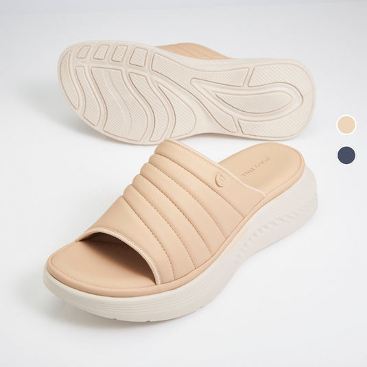 POLO HILL Ladies Casual Slide On Sandals PLSW-LS5496