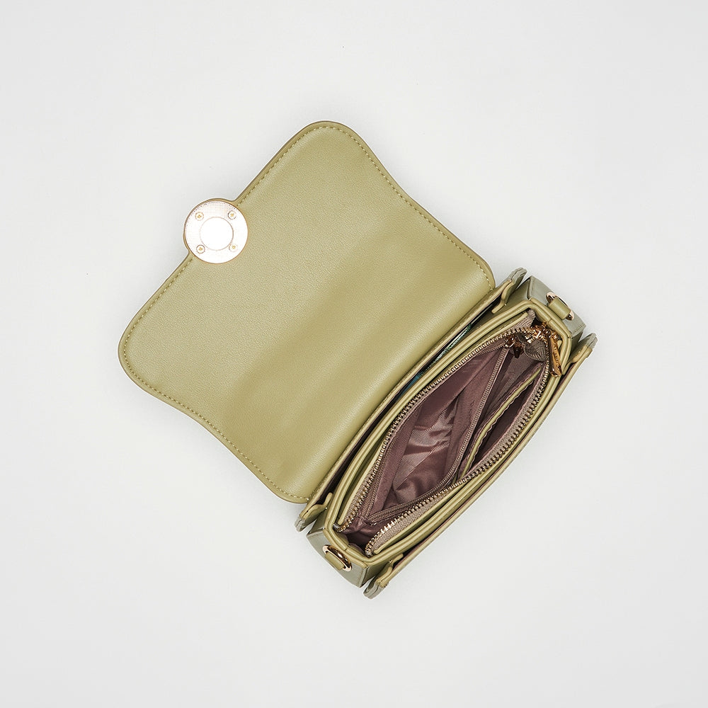 POLO HILL Ladies Flap Over Crossbody Sling Bag PHS-HB2277A