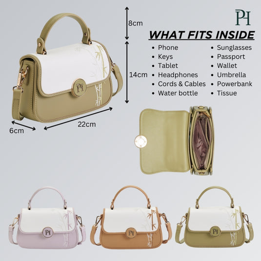 POLO HILL Ladies Flap Over Crossbody Sling Bag PHS-HB2277A