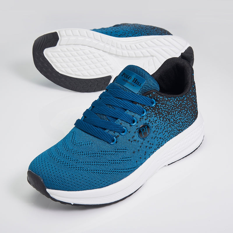 Load image into Gallery viewer, POLO HILL Ladies Lace Up Athleisure Knit Sneakers PLSA-LS5516
