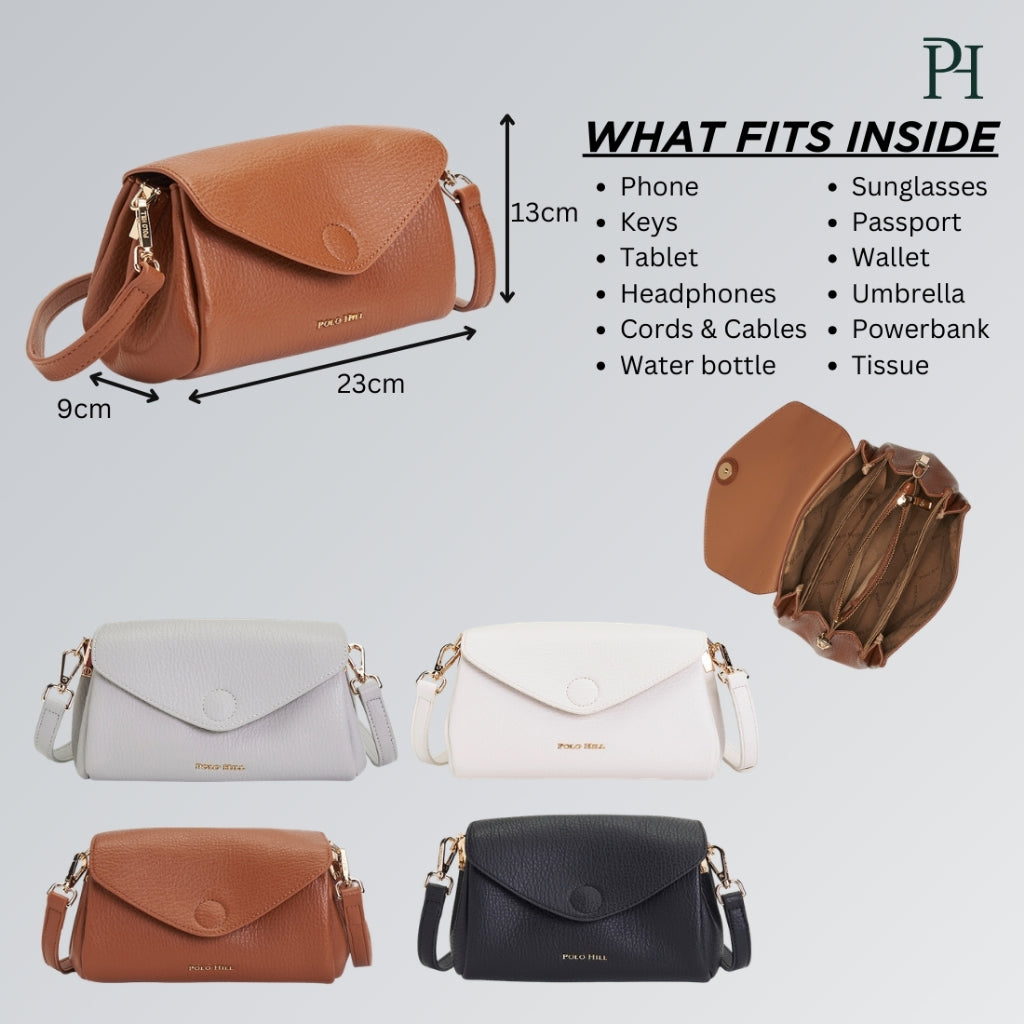 POLO HILL Ladies Casual Crossbody Sling Bag PHC-HB2357