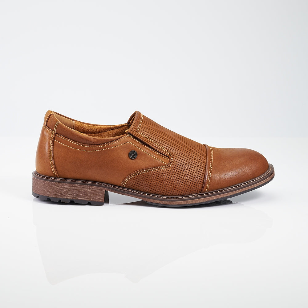 PERENNIAL HERITAGE Men Genuine Leather Slip On Comfort Shoes PMSL-MGS4267