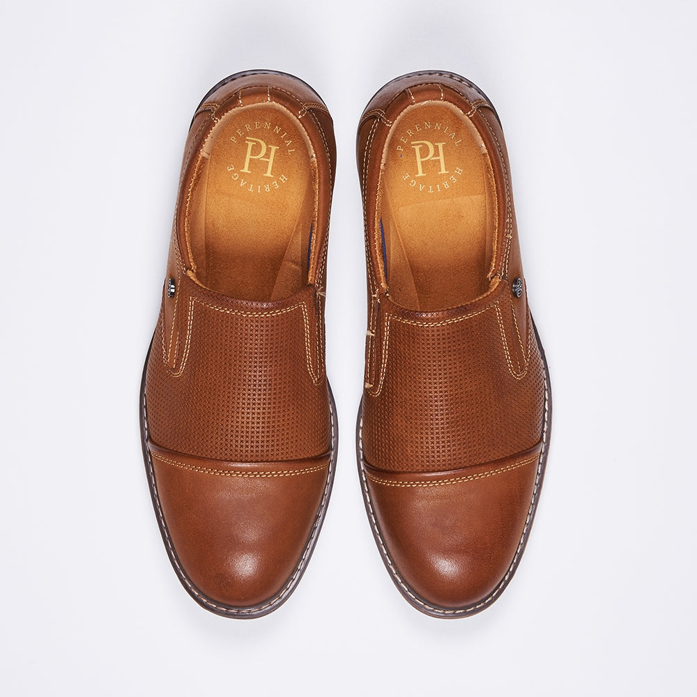 PERENNIAL HERITAGE Men Genuine Leather Slip On Comfort Shoes PMSL-MGS4267