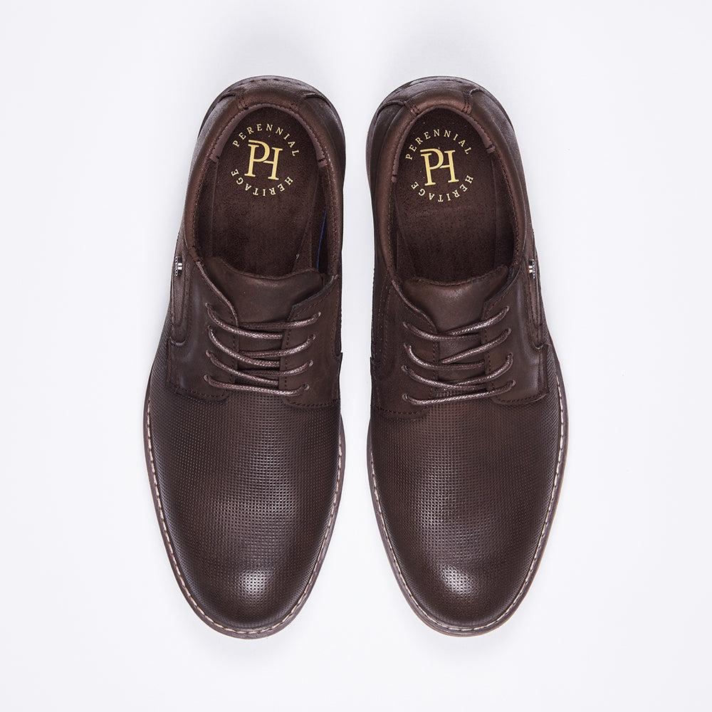 PERENNIAL HERITAGE Men Genuine Leather Lace Up Comfort Shoes PMSL-MGS4268