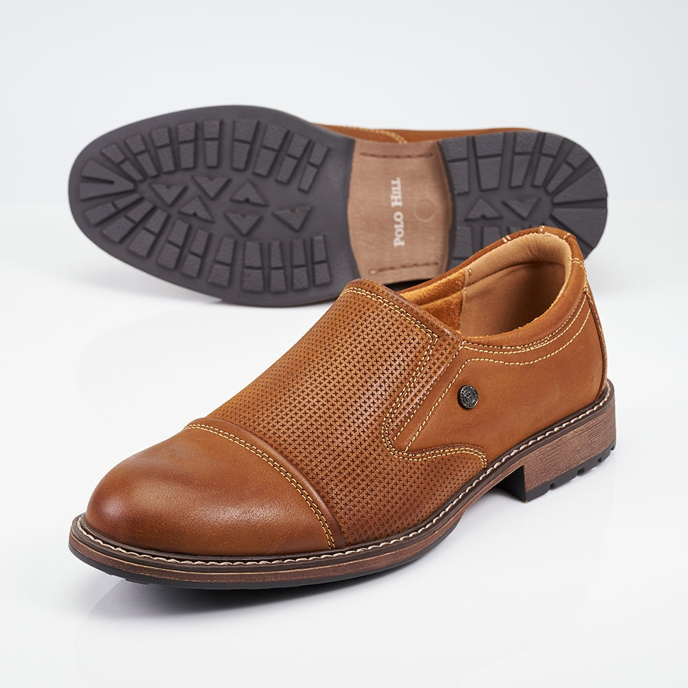 PERENNIAL HERITAGE Men Genuine Leather Slip On Comfort Shoes PMSL-MGS4267