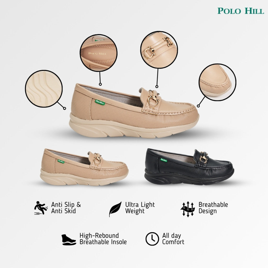 POLO HILL Ladies Casual Slip On Loafers PLSL-LS5398