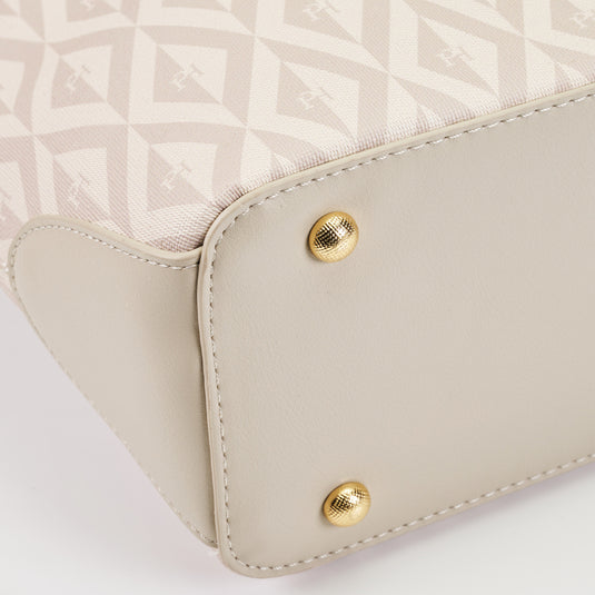Ladies PHimond Monogram Shoulder Tote Bag