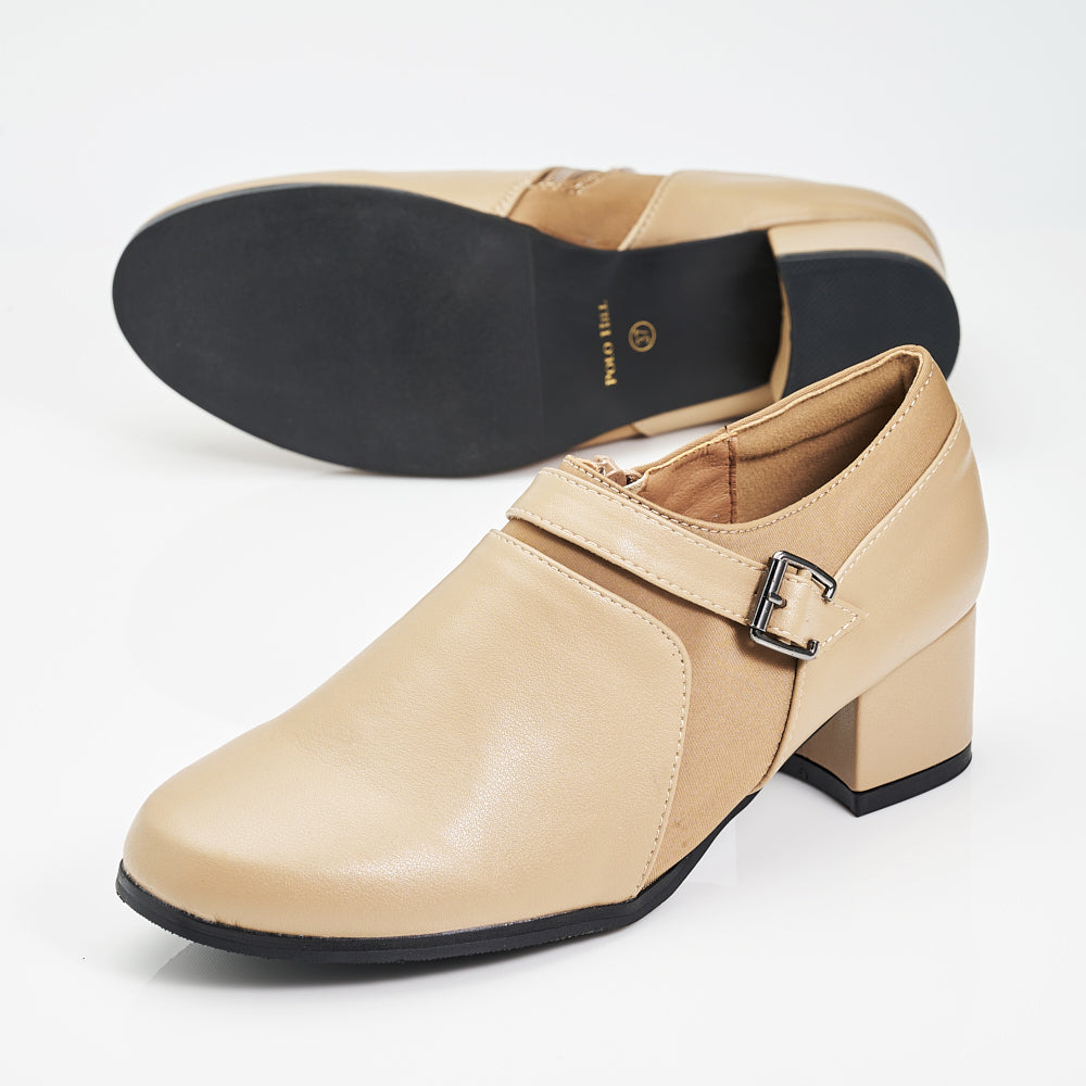 Low Cut Heeled Boots