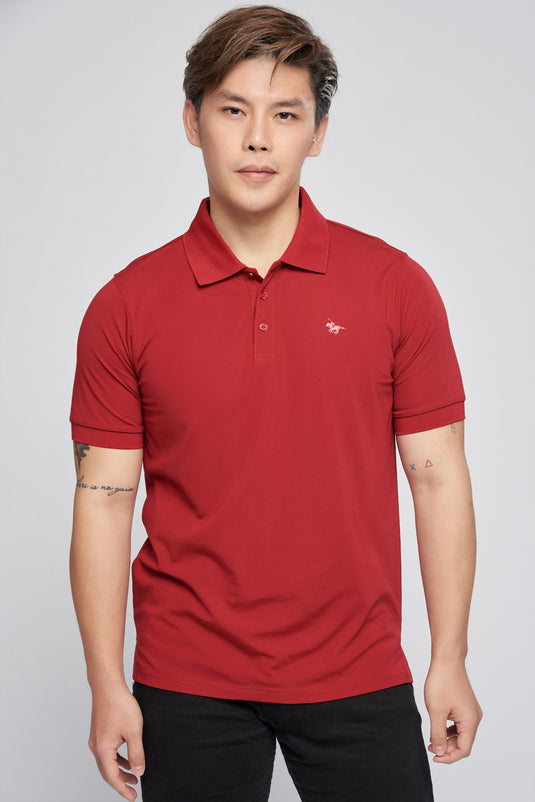 Men Slim Fit Polo Tee