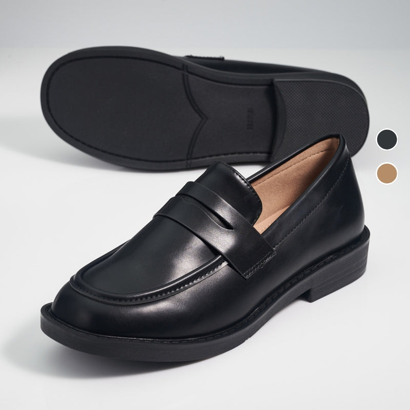 Load image into Gallery viewer, Ladies Low Heel Slip On Loafers

