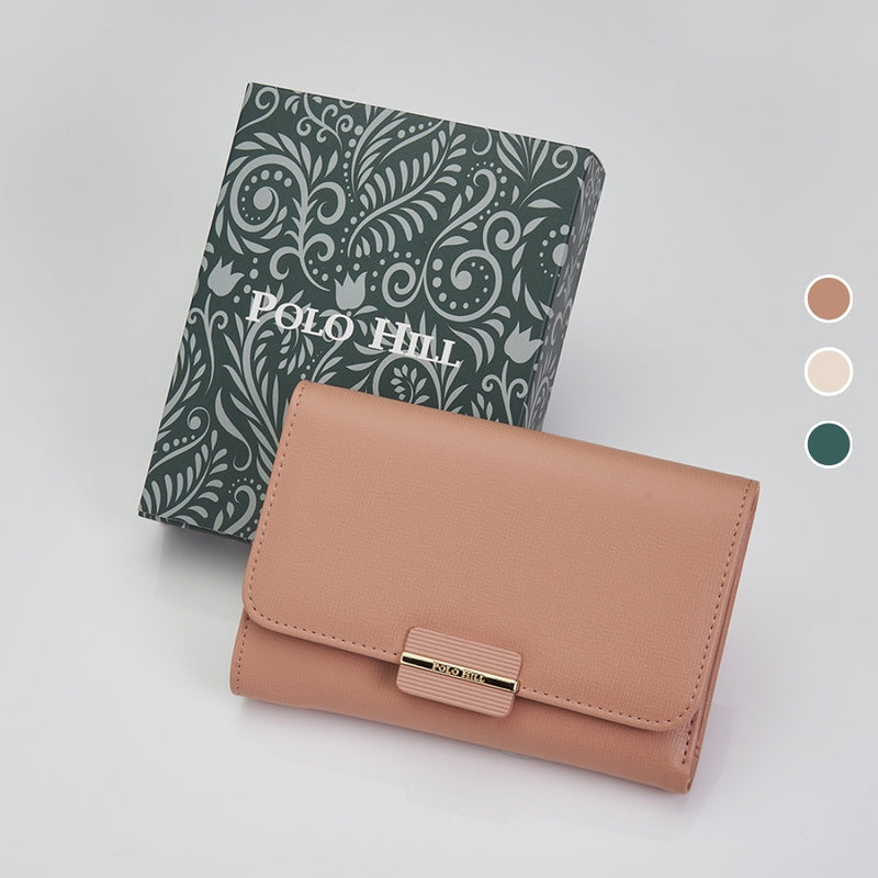 Load image into Gallery viewer, Ladies Tri-Fold Short Wallet
