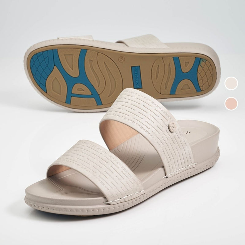 Load image into Gallery viewer, Ladies Casual Two Band Sandals
