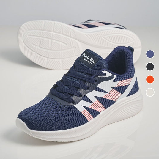 Ladies Lace Up Athleisure Sneakers