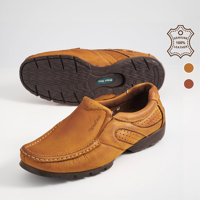 Load image into Gallery viewer, Genuine Leather Slip On Comfort Shoes
