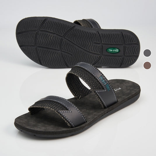 Men Two Band Slide Sandals