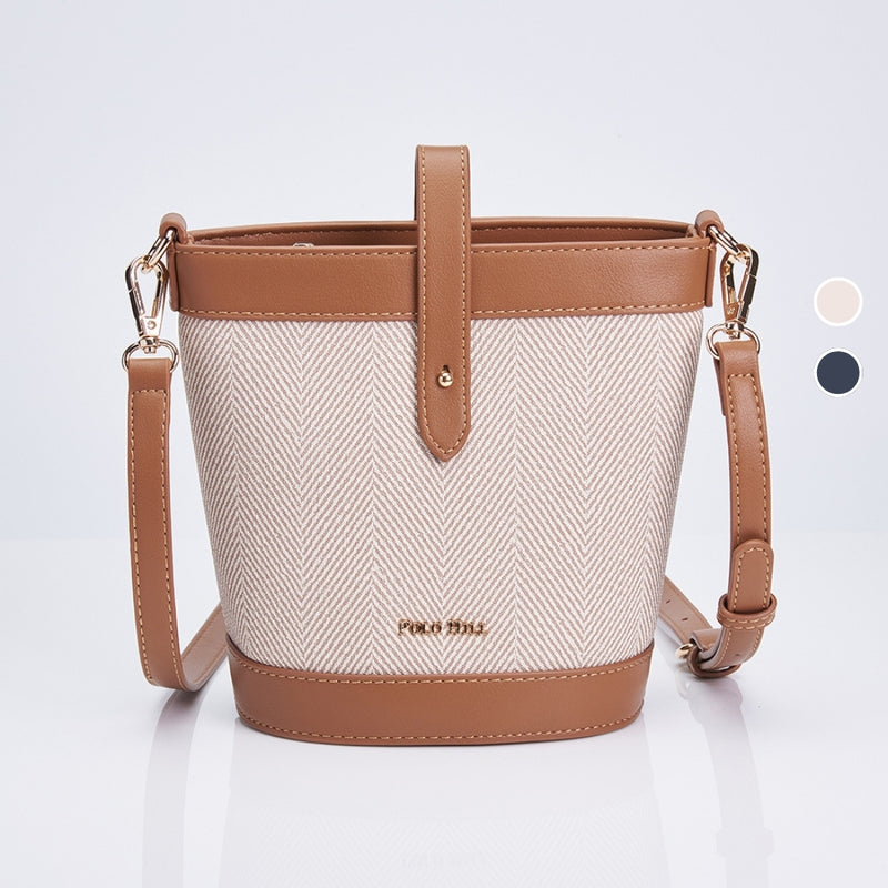 Load image into Gallery viewer, Ladies Sophisti Bucket Crossbody Sling Bag
