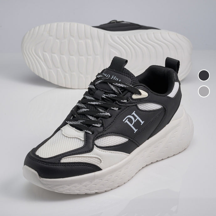 Men Lace Up Mesh Athleisure Sneakers