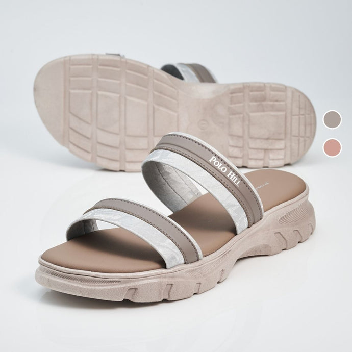 Ladies Casual Two Band Sandals