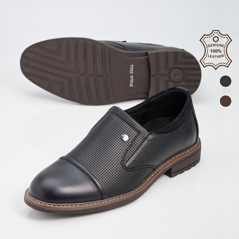 Load image into Gallery viewer, Men Genuine Leather Loafers Shoes
