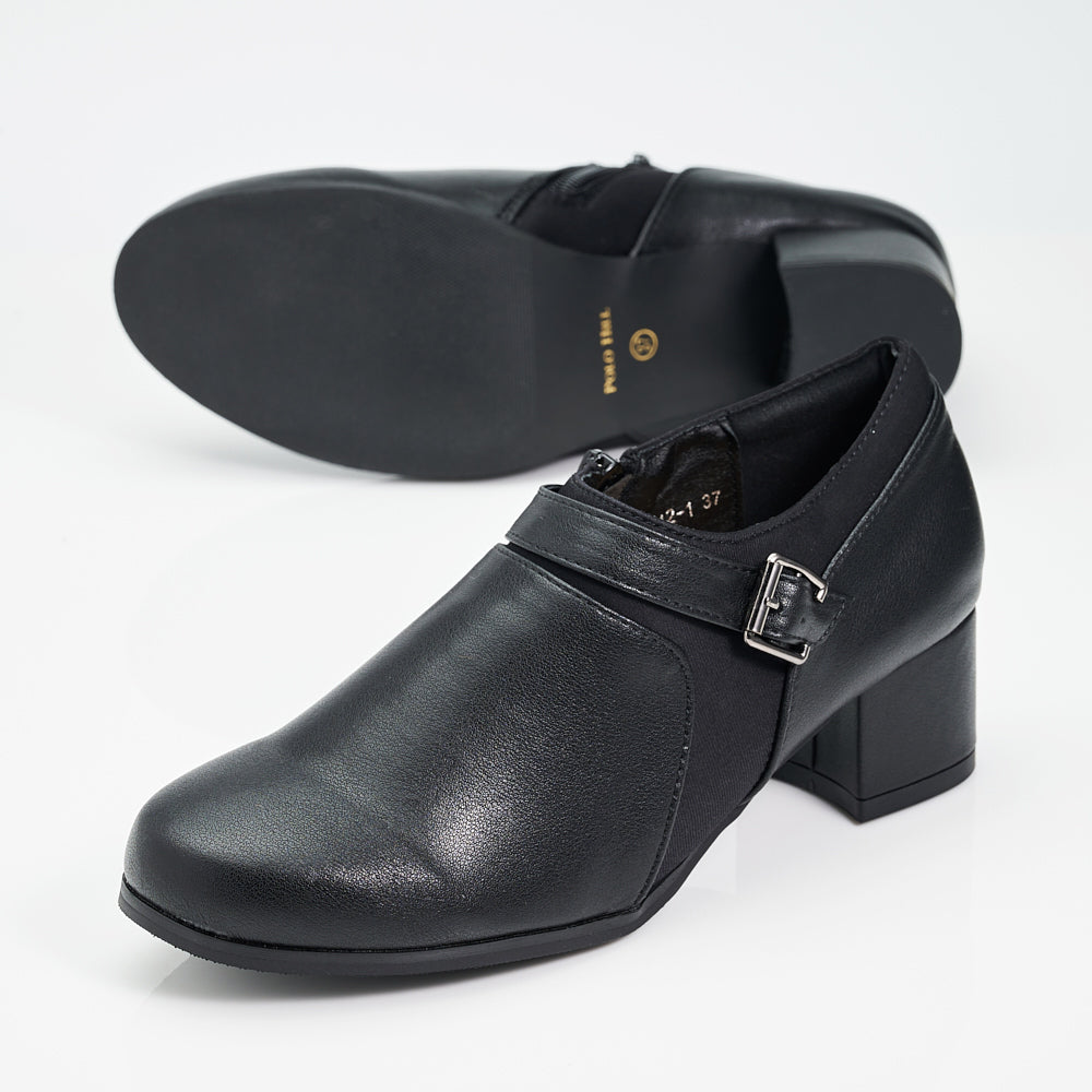 Low Cut Heeled Boots