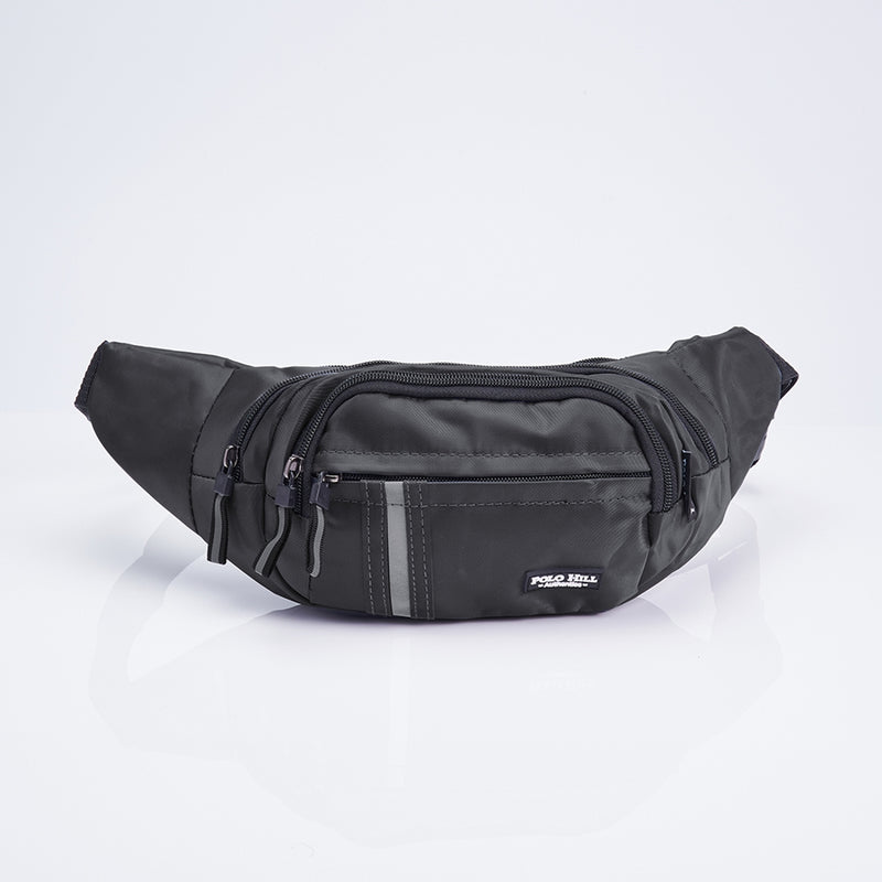 Load image into Gallery viewer, Men Water Resistant Nylon Fibre Waist Bag
