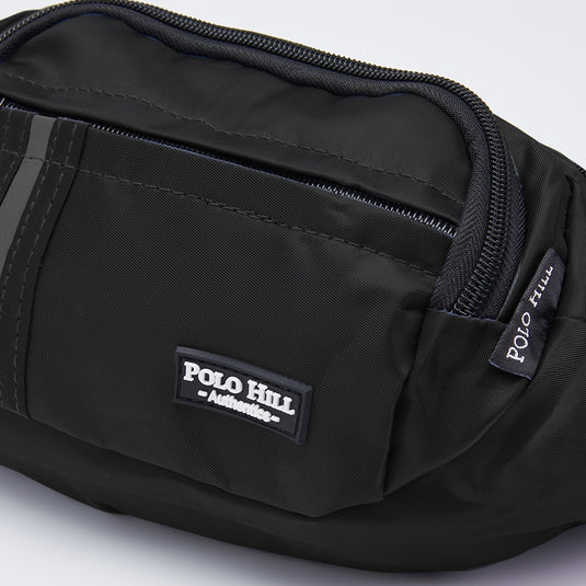 Men Water Resistant Nylon Fibre Waist Bag