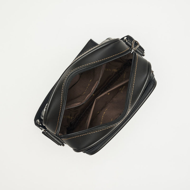 Load image into Gallery viewer, Faux Leather Crossbody Messenger Bag
