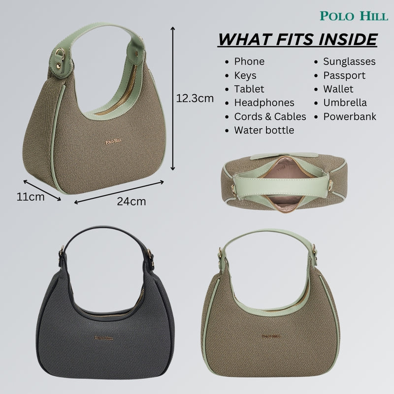 Load image into Gallery viewer, Ladies Meave Hobo Bag
