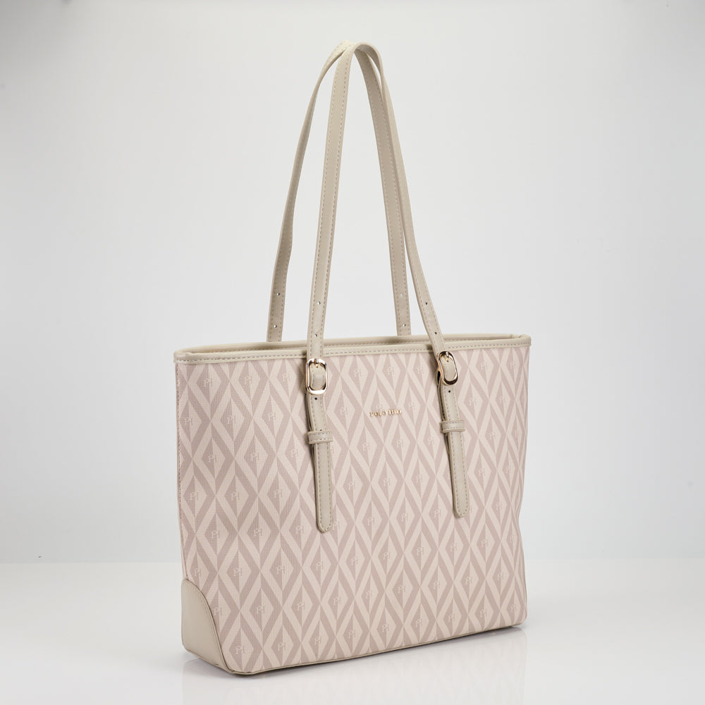 Ladies PHimond Monogram Shoulder Tote Bag