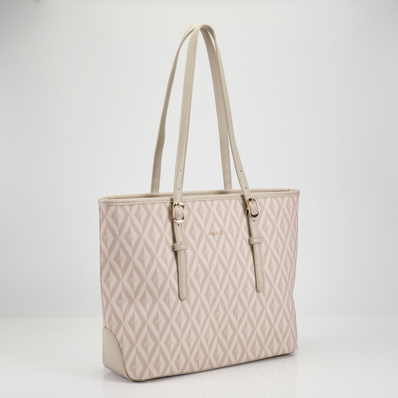 Load image into Gallery viewer, Ladies PHimond Monogram Shoulder Tote Bag
