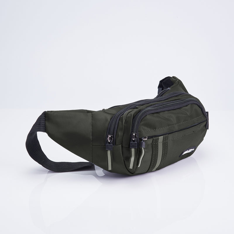 Load image into Gallery viewer, Men Water Resistant Nylon Fibre Waist Bag
