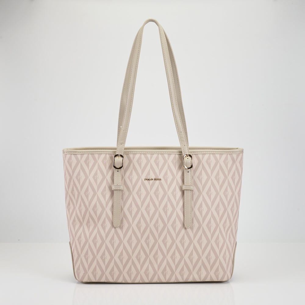 Ladies PHimond Monogram Shoulder Tote Bag