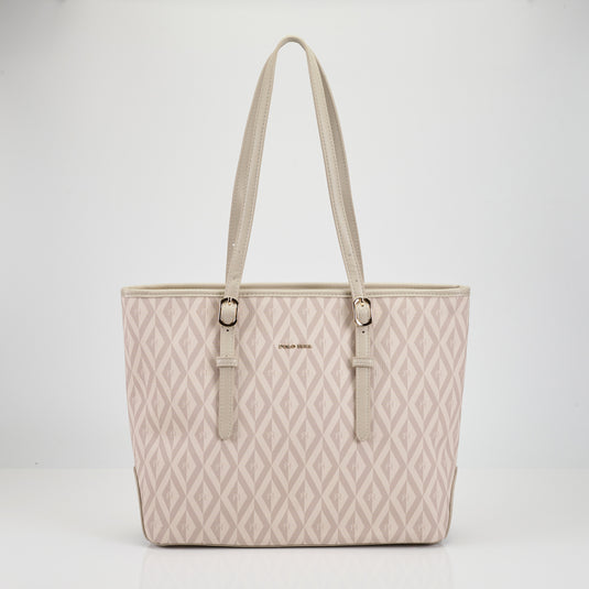 Ladies PHimond Monogram Shoulder Tote Bag