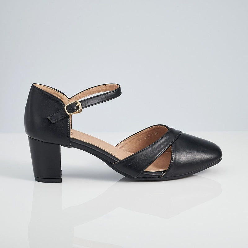 Load image into Gallery viewer, Ankle Strap Block Heels
