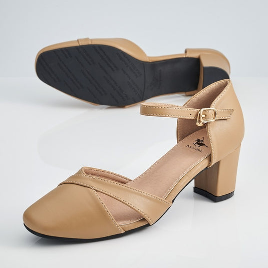 Ankle Strap Block Heels