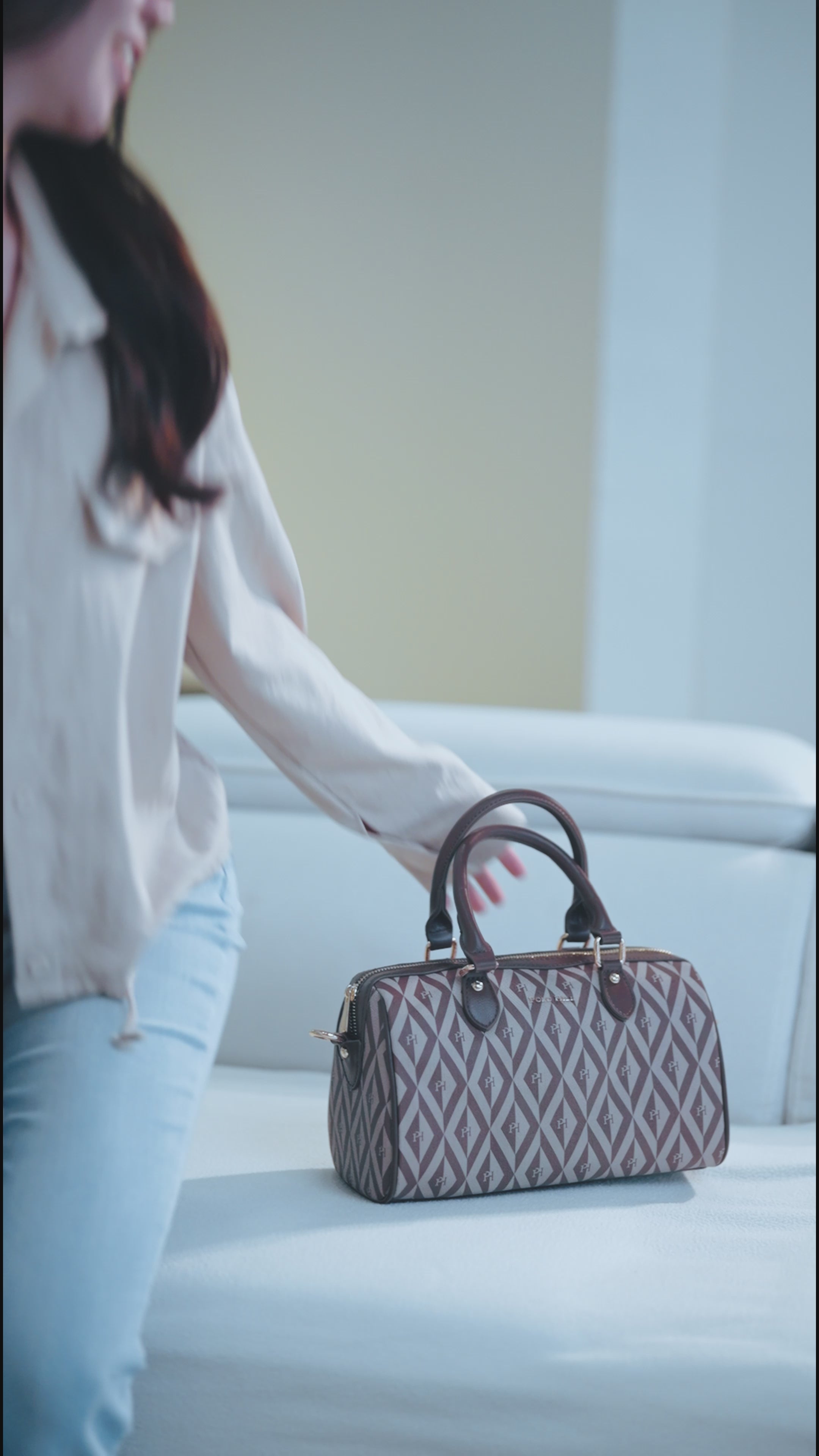 POLO HILL Ladies PHimond Monogram Sling Bag PHT-HB2361